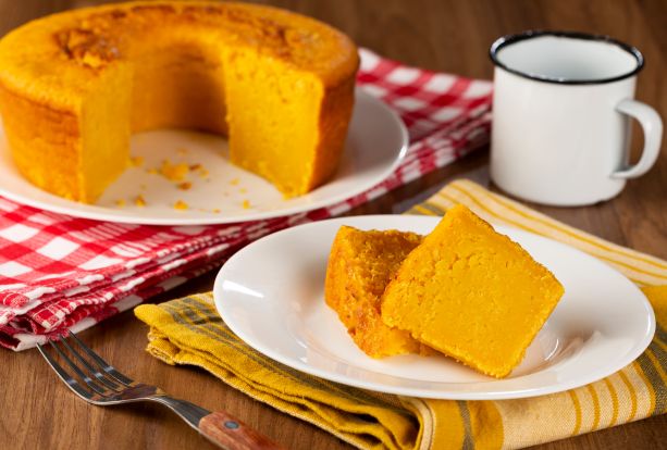 Bolo de fubá na Air Fryer  Receitas, Bolo de fubá, Bolo