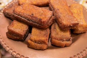 Rabanadas Recheadas na Air Fryer