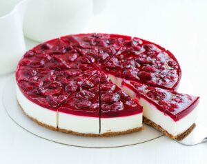 Cheesecake com Frutas Vermelhas