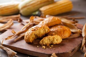 Biscoitos de Fubá e Coco