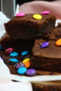 Brownie Com Confeitos de Chocolate