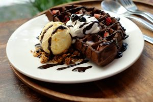 Waffle de Brownie