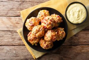 Bolinho de Arroz na Air Fryer