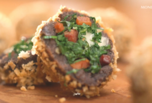 Bolinho de Feijoada na Air Fryer