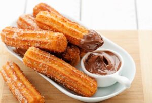 Churros de Chocolate na Air Fryer