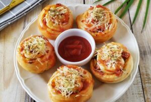 Pizza Enrolada na Air Fryer