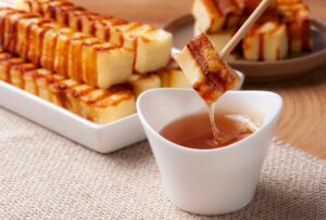 Queijo Coalho com Melado na Air Fryer