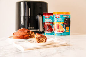 Bolo Mesclado na Air Fryer