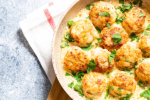 Almôndegas de Frango ao Molho Caseiro