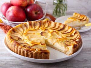 Torta de Maçã Crocante na Air Fryer