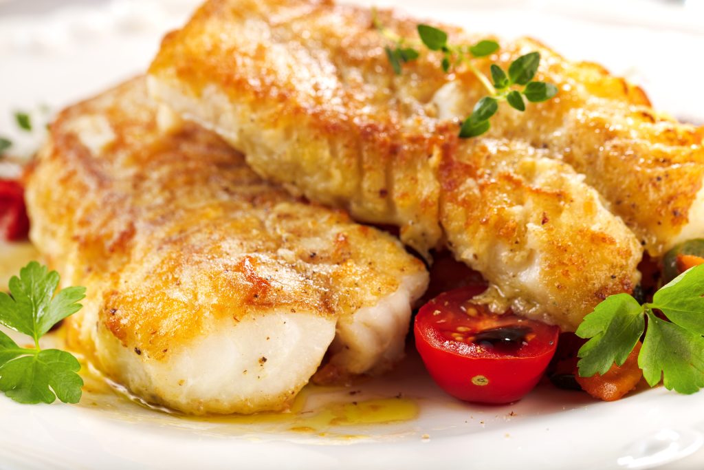 Peixe com Crosta de Queijo e Ervas